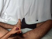 The Hairy Truck Driver, Ep. 5: Cumming a lot on a hairy male lumberjack chest and bushy pubes