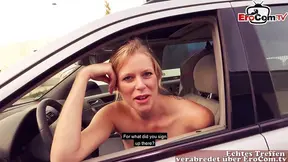 Dominant German Blonde Takes Guy for Rough Gonzo Adventure