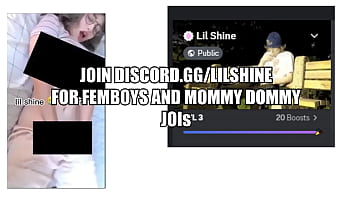 Cute Femboy Promotes Discord Server for famous Rapper