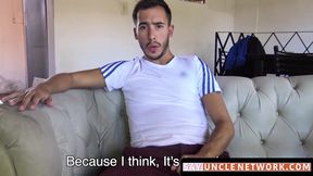 Young Latino first time barebacked hard and fast for money