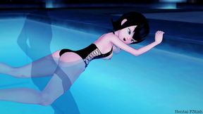 Teen Mavis Gets Bang(ed) by Invisible Guy at Hotel Transylvania Pool