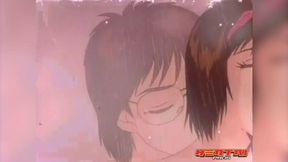 Desperate Satoshi gets help from busty GF in bathtub