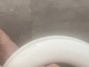 Pissing on the toilet seat