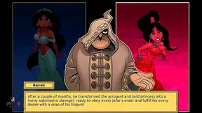 Princess Jasmine Fucks Roughly in Doggy Style for Busty Hentai Orgasm