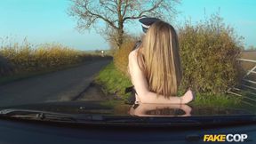 An Officer Not a Gentleman Stunning Busty Brunette Can't Oppose