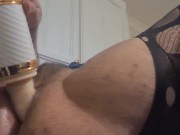 Sissy CD Stretching Tight Hole