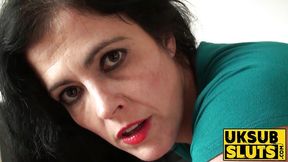 UKSubSluts com - Sweet UK milf enjoys rough domination in maledom paradise by master