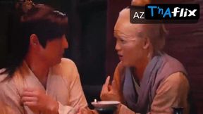 Busty Leni Lan shows off her big boobs in a 3D sex fantasy