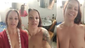 bonne soiree mes loulous. sortie de douche