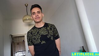Straight hunk shows up for a photoshoot