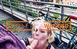 Julia Exclusiv enjoys his warm milk after fuck! Wolf Wagner Casting