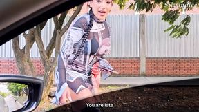 Driver Has a Threesome with Mariana Martix's Ebony Ass and Busty MILF Silvana Lee