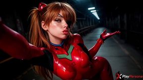i broke the character of this arrogant bitch asuka in her latex plugsuit, driving my cock deep into her tight pussy [ai]