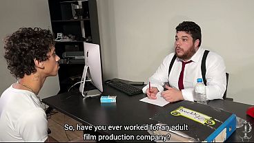 Pocket - Youngsters Go for Job Interviews and Have to Fuck the Boss to Get Hired (Profanus Office Double Feature Pocket EP2 &amp_ EP1)