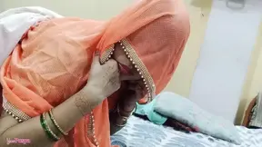 Hottie Indian bride gets cheated on by stepson in steamy dogging-style