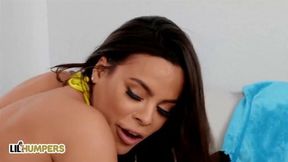 LIL humpers Luna Star Gives Ricky Spanish Martial Art Training By Bouncing Her Ass On His Dick