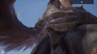 Wild Life / Rasha Wolf Furry girl getting a big dick