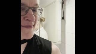 Fucking in the Bathroom at a Friend's Party, Real Lesbian Public Sex