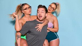 Wild Threesome Fuck Session