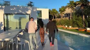 First Double Penetration for Hot Indian Girl &ndash_ Wild Gangbang