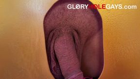 Thick Uncut Cock - Right After Work at the Gloryhole