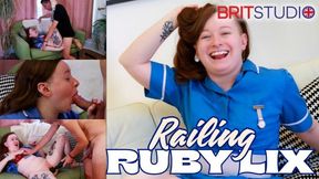 Come-hither angel at hard fuck clip