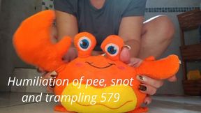 Humiliation of pee, snot and trampling 579