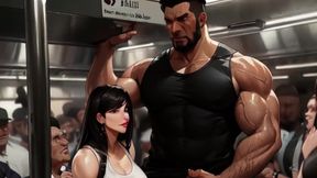 Tifa Meets a New Penis on the Train
