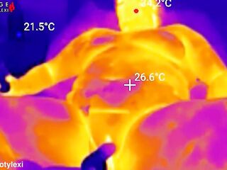 1st BBC Sex Machine Bang: Oiled Up big beautiful woman Cums Hard on Your Biggest Weenie, 15 Min Ride and Cum Countdown, POV Thermal (4K Landscape)