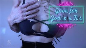 Goon for Goddess Tits - Uncensored Breast Worship JOI Mindfuck Cock Tease Stripping - 4K MP4