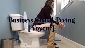 Business Casual Sage Eldritch Peeing [Voyeur]