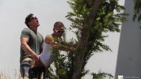 Nasty Parking Lot Pounding with Hot Gay Hottie Tory Mason