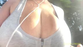 Big Bouncy Boobs Flying Everywhere While On My HOT GIRL WALK/RUN!