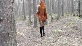 Spring Walk With Tail