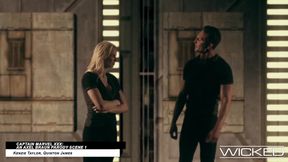 Wicked - Hottest Marvel Babes - Lacy Lennon 's Black Widow SQUIRTS HARD