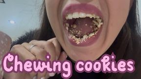 Chewing cookies + ASMR
