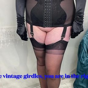 Introducing Aunty Sandra Vintage Girdle Queen