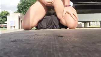 Amateur Men Jerking Off Outdoors in Public