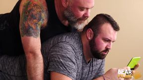 BEARFILMS Tattooed Kurt Jacobs Rides Rex Blue Raw Cock