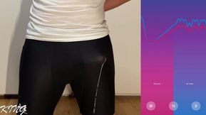 Huge hands free cum in tight pants