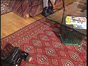 Naughty Nurse with Big Tits Gets Fucked by Patient on Couch - Blonde Beauty Blowjob Action!