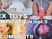 Sex Toys Cumpilation #3 - 15 Cumshots