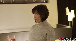 Horny Milf Takes Big Cock in Ass with Stockings On