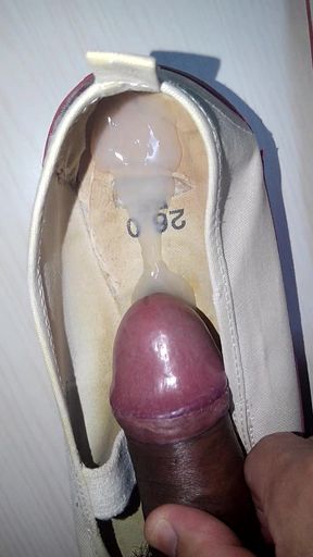 Ejaculation in School Shoes Part 3
