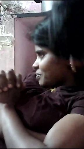 Jaw-dropping moment from &quot;Indian house wife big boobs pressing&quot;