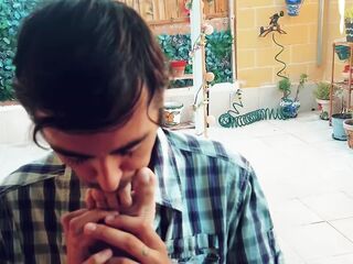 Worshipping Lucas: Intensive feet service and licking