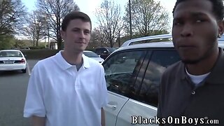 Sean dean works on his first coalblack dick