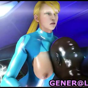 Samus Aran Riding BBC