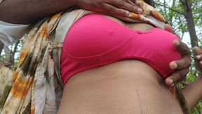 Outdoor romance with step sister