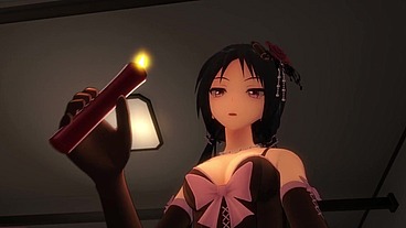 POV gets candle waxed by an anime Mistress